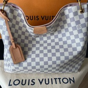 💯% Authentic Louis Vuitton Graceful Demier Azur MM